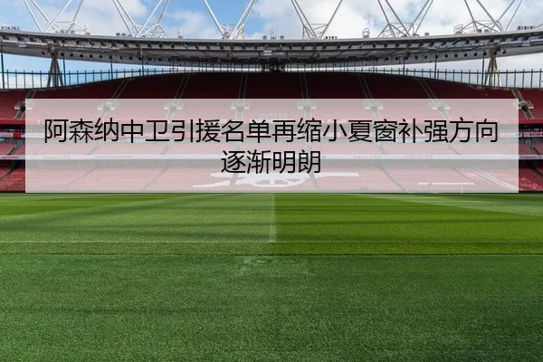 阿森纳中卫引援名单再缩小夏窗补强方向逐渐明朗
